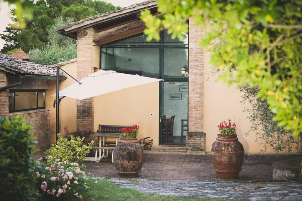 Villa Capannina Vico d'Arbia Bagian luar foto