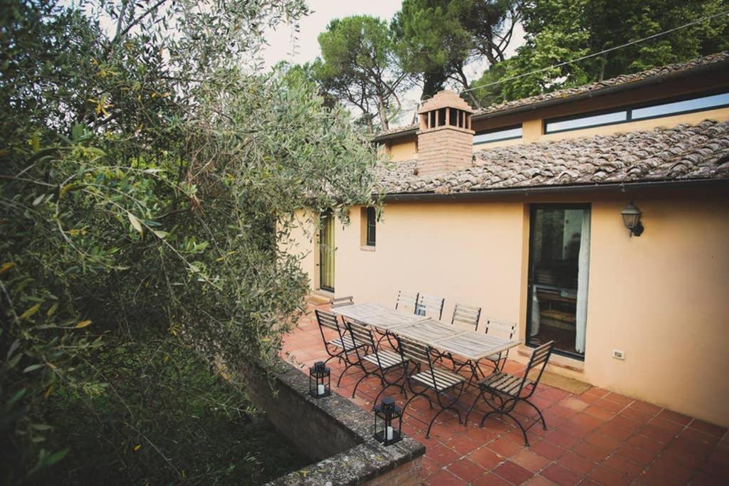 Villa Capannina Vico d'Arbia Bagian luar foto