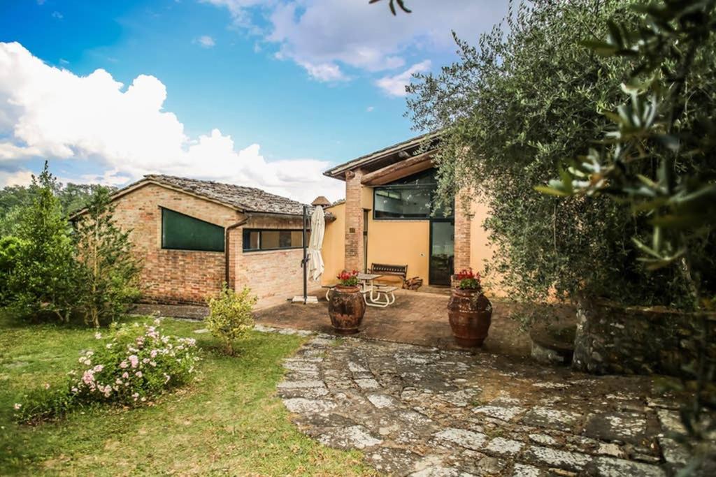 Villa Capannina Vico d'Arbia Bagian luar foto